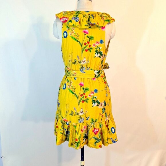 NWT Anthropologie Maeve Floral-Wrap Mini Dress SZ SMALL - Picture 4 of 8
